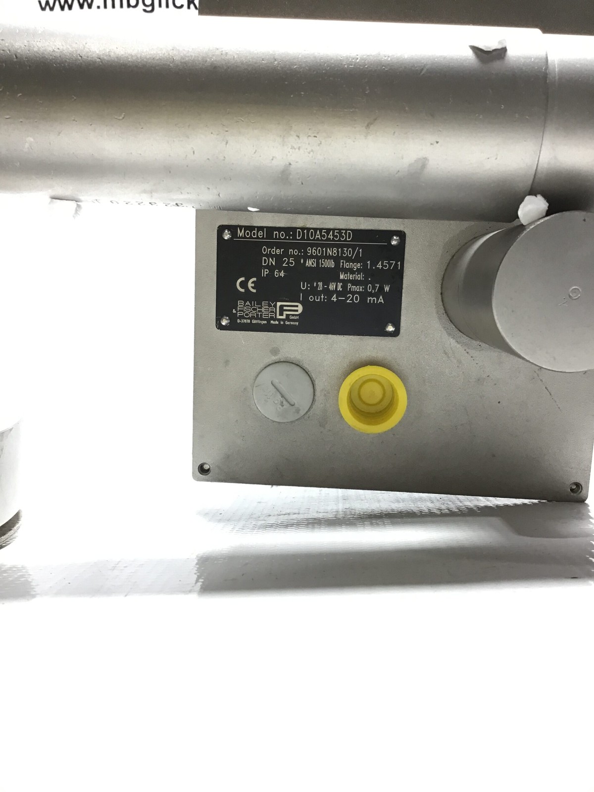 Fischer Porter D10A5453DZ Flowmeter Rotometer