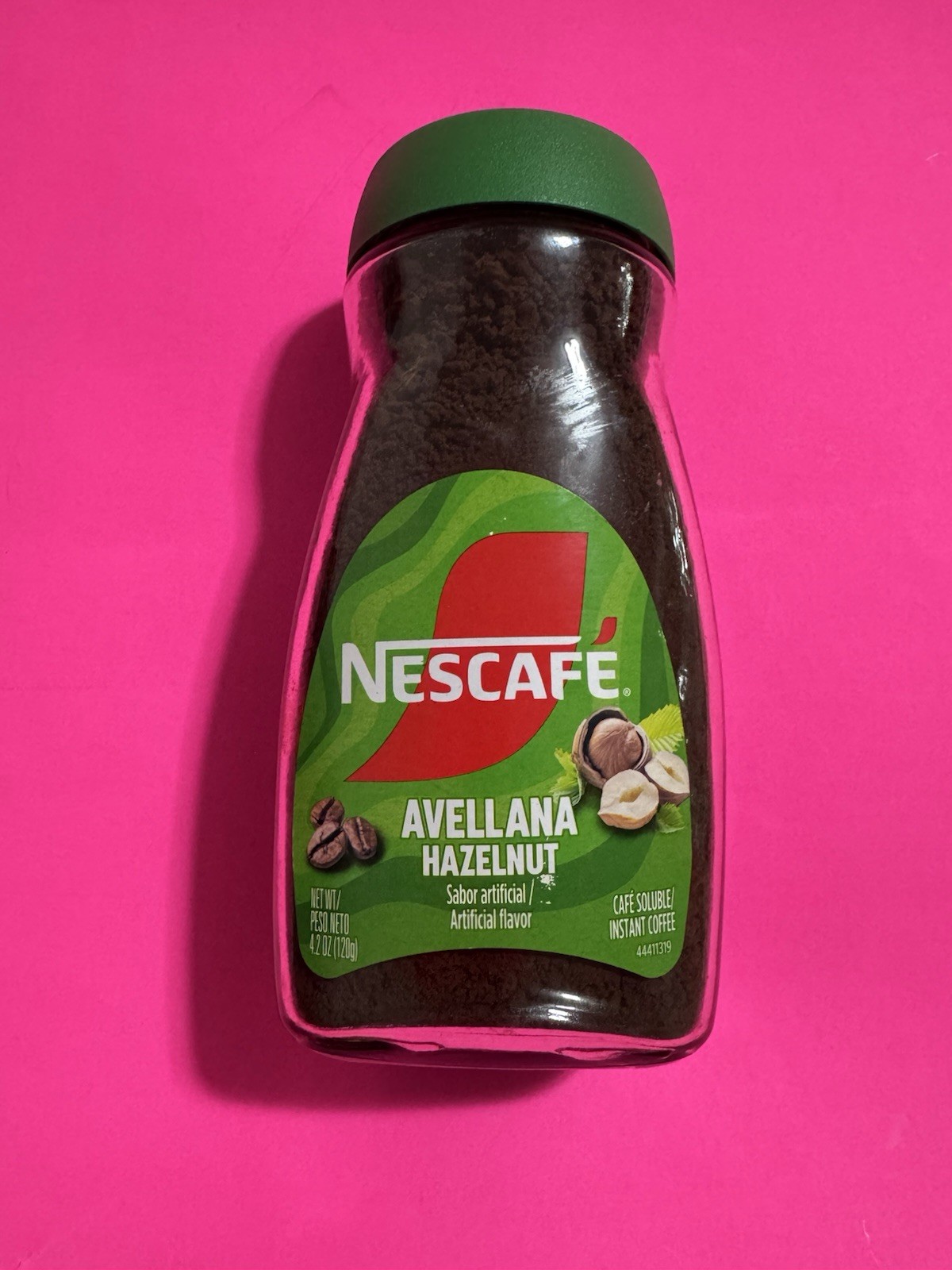Nescafe Hazelnut Avellana instant Coffee 4.2oz 120g
