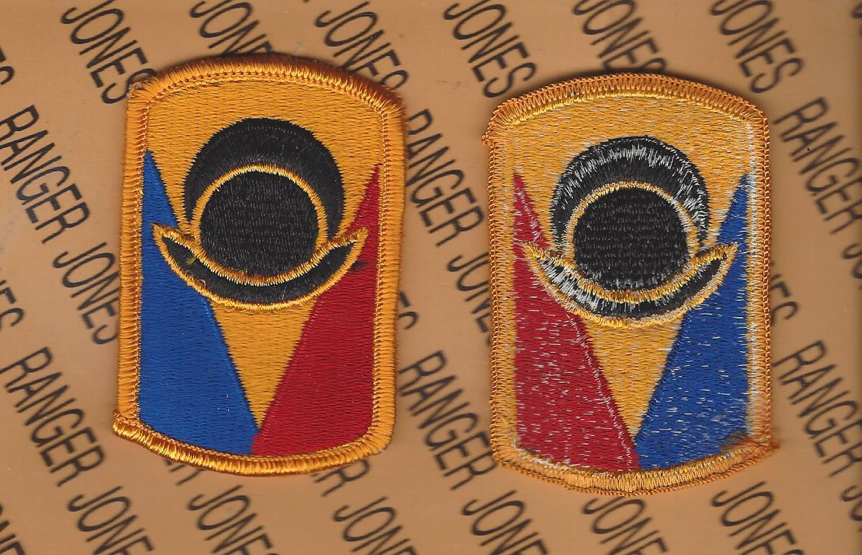 US ARMY 53rd Armored Brigade dress uniform patch m/e