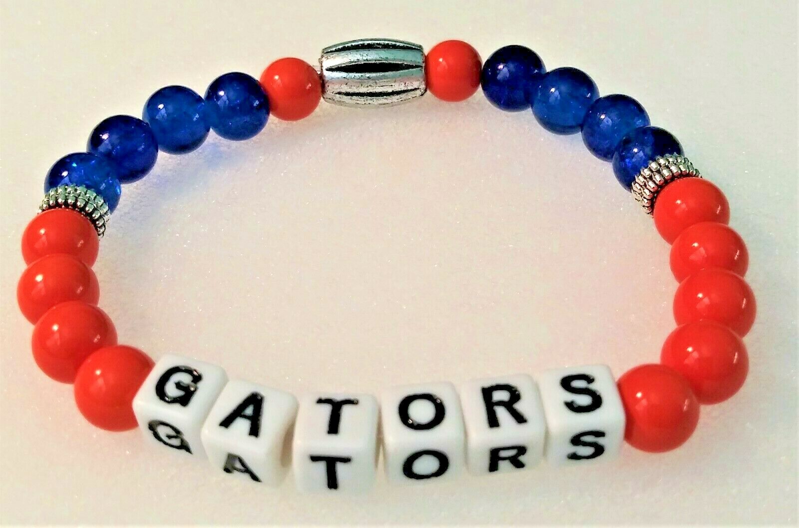 Florida Gators Glass Beaded Bracelet-One Of A Kind