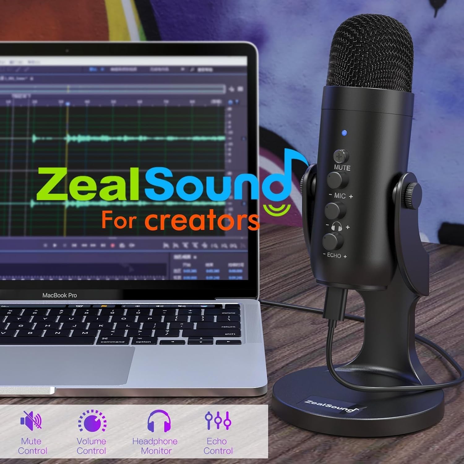 K66 Podcast Microphone: Studio-Quality Audio & Versatile Compatibility
