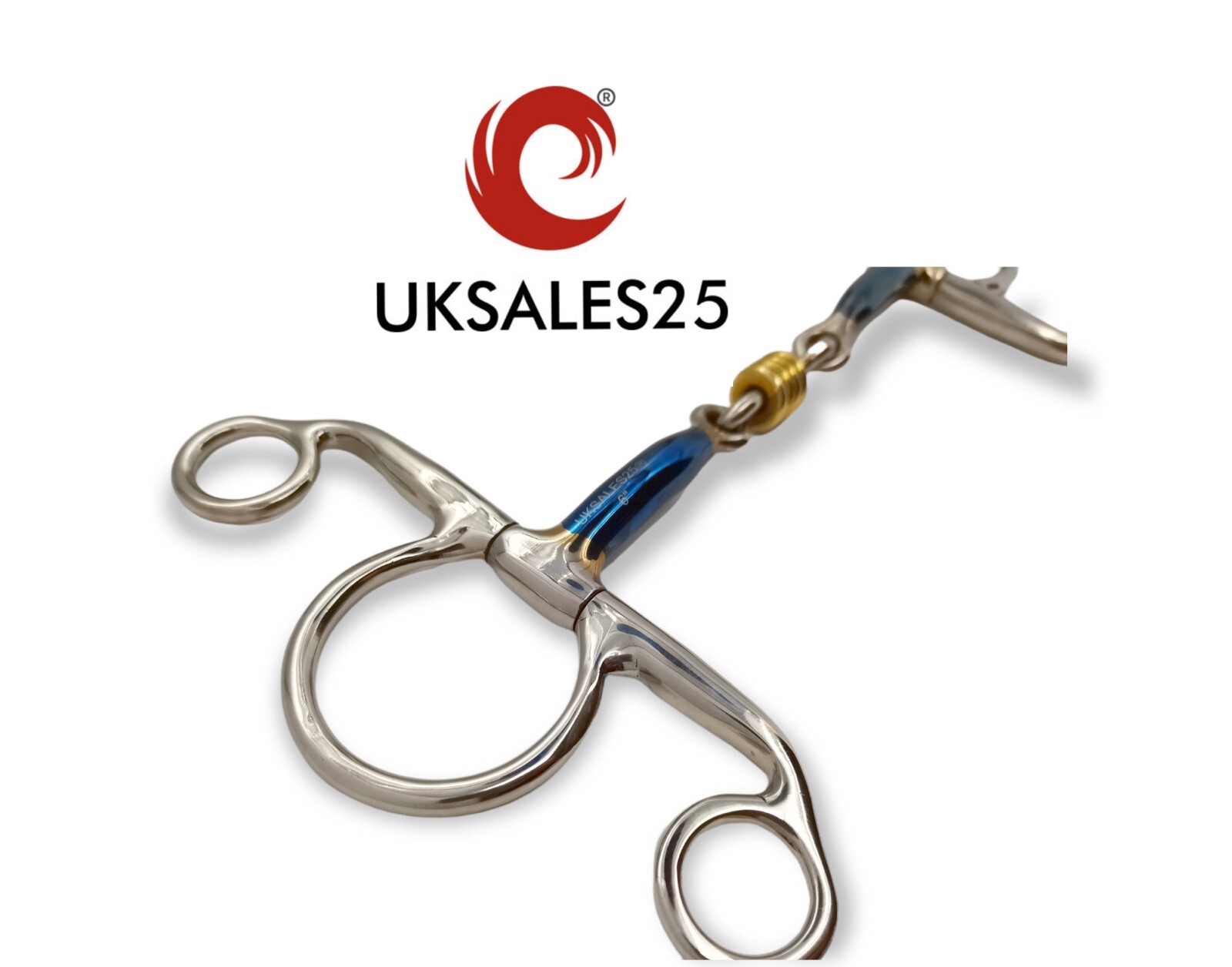 Sweet Iron Blue Elevator Bit / Brass Rollers (UKSALES25®) *SAME DAY DISPATCH*