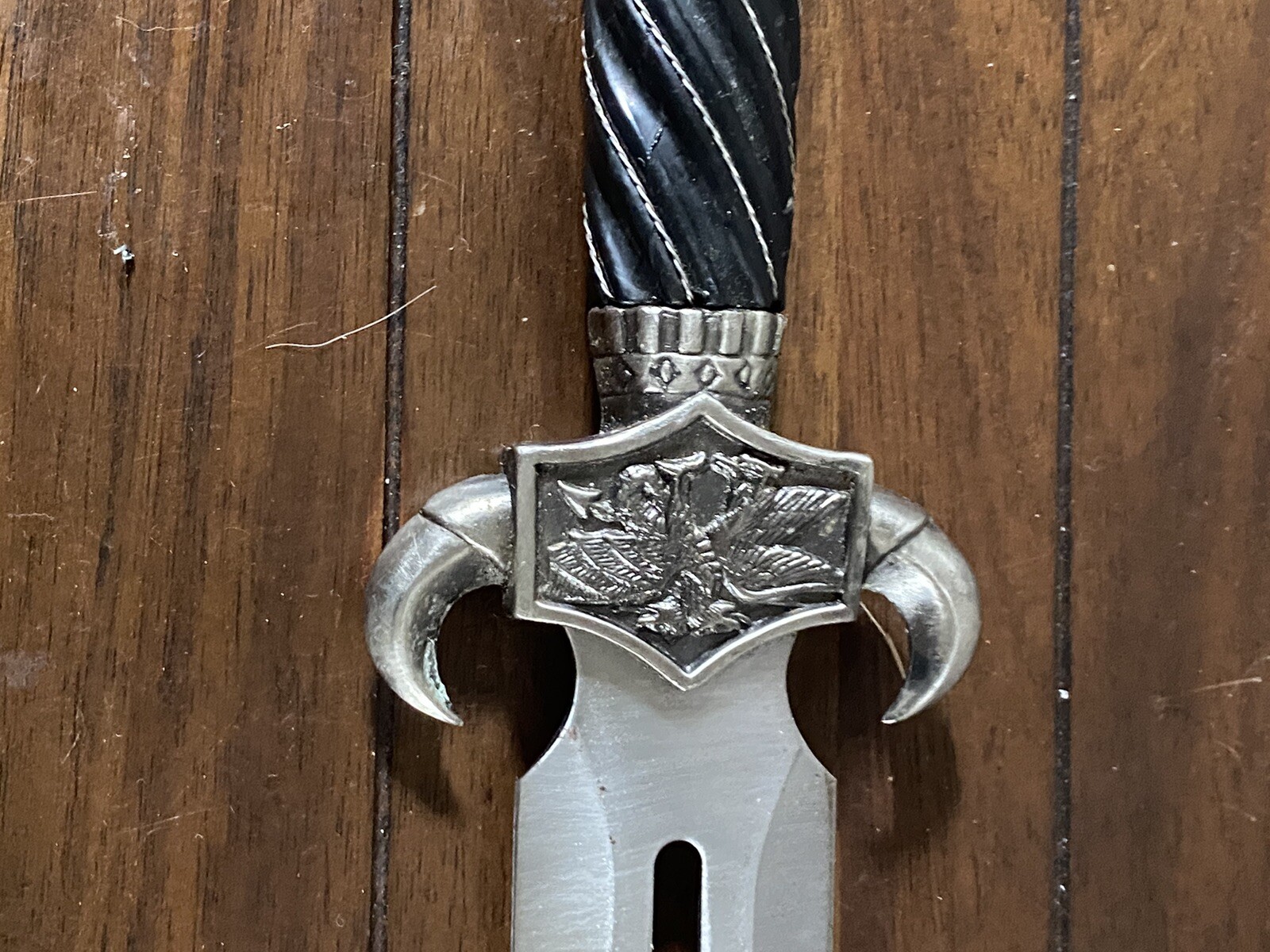 Double Dragon Claw Dagger + Sheath, Athame, Wiccan Pagan Ritual