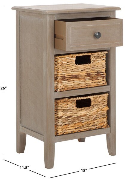 Safavieh EVERLY DRAWER SIDE TABLE, Reduced Price 2172738404 AMH5743E