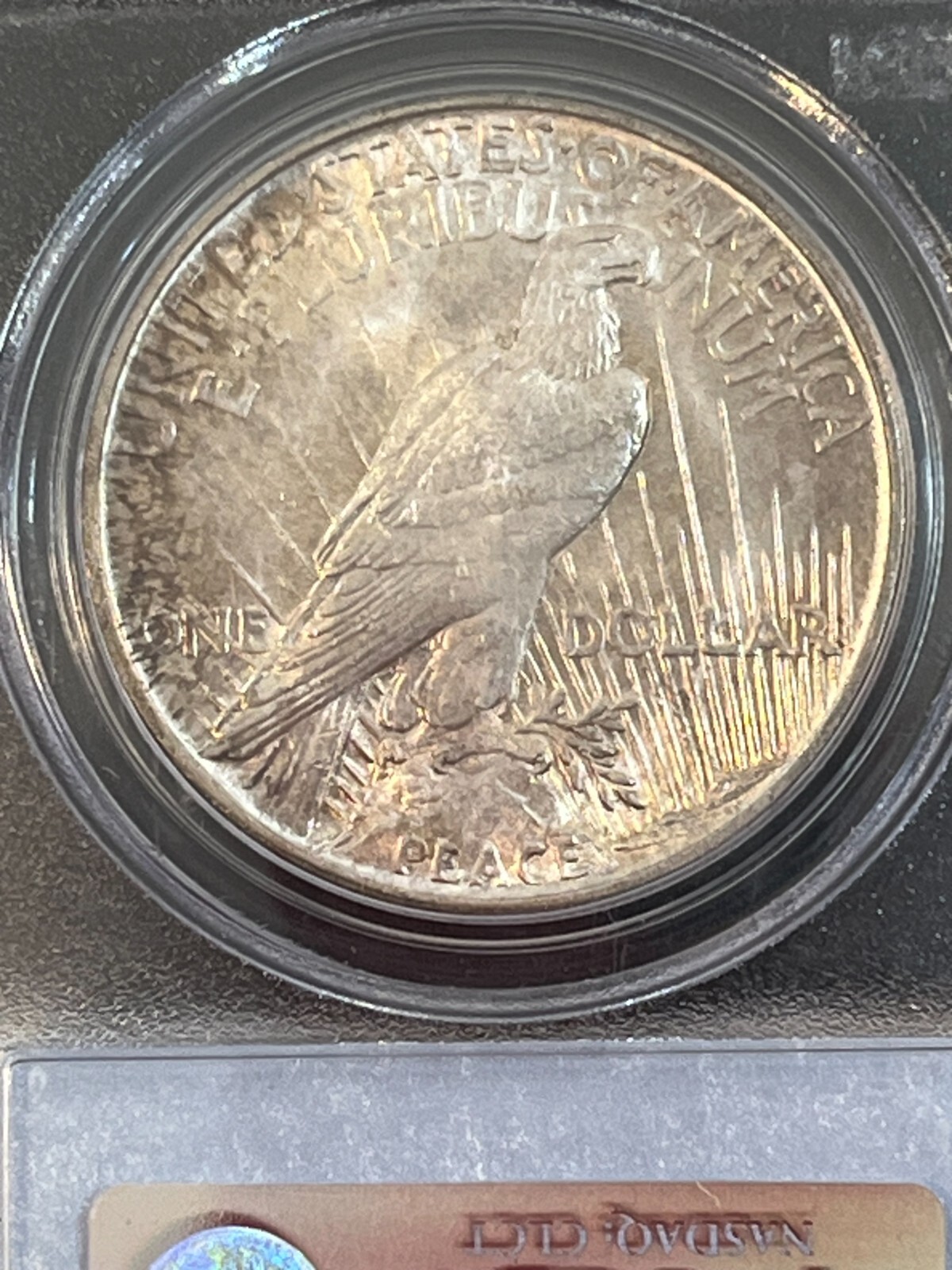 1921 Peace Dollar PCGS MS63 Cert# 16108444