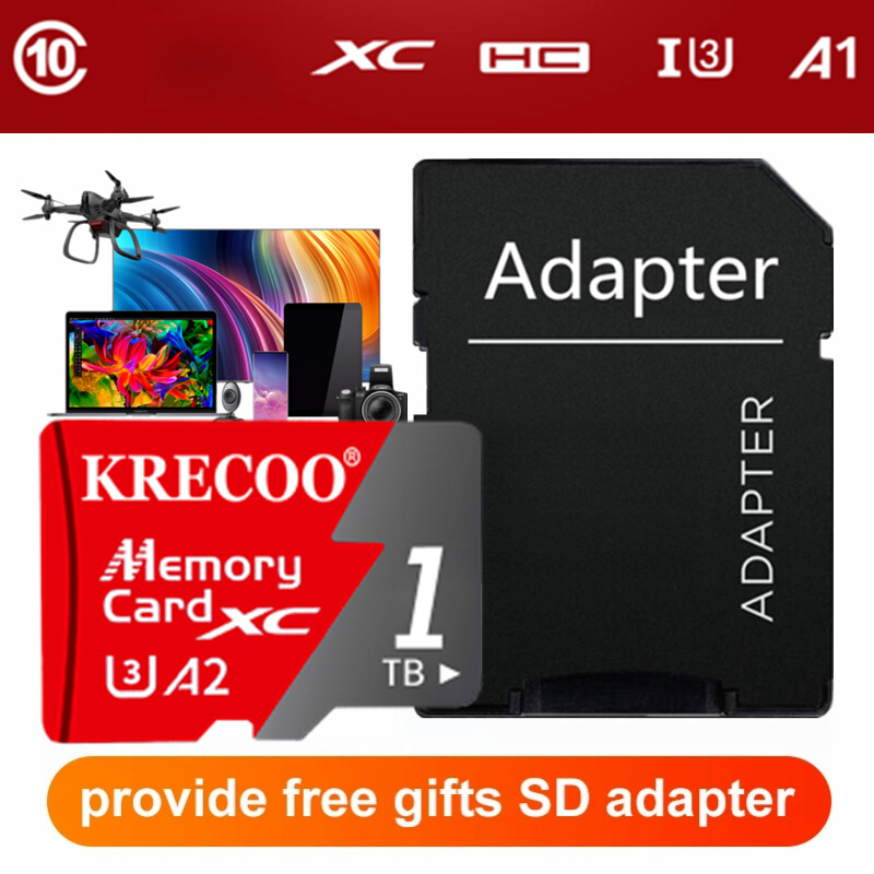 128GB 256GB 1TB Micro SD Card Memory Card TF Card +Free Adapter High Speed Lot