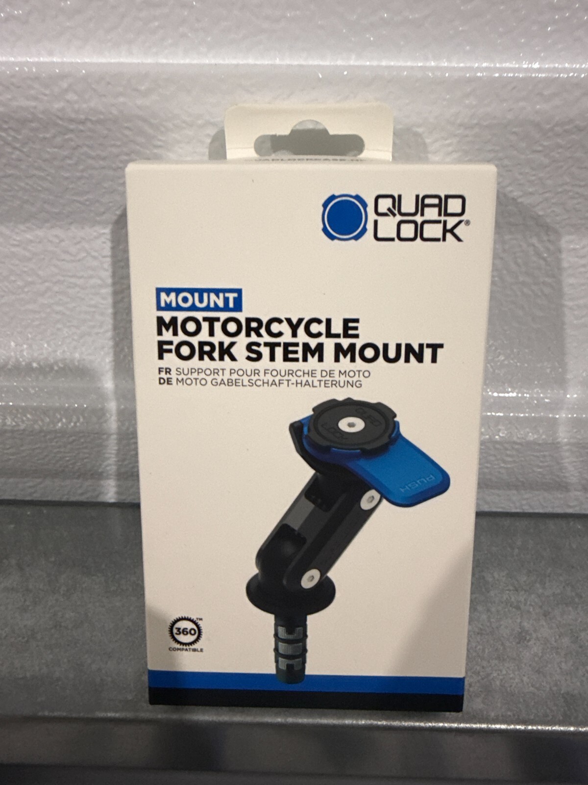 Motorcycle Fork Stem Mount - Quad Lock