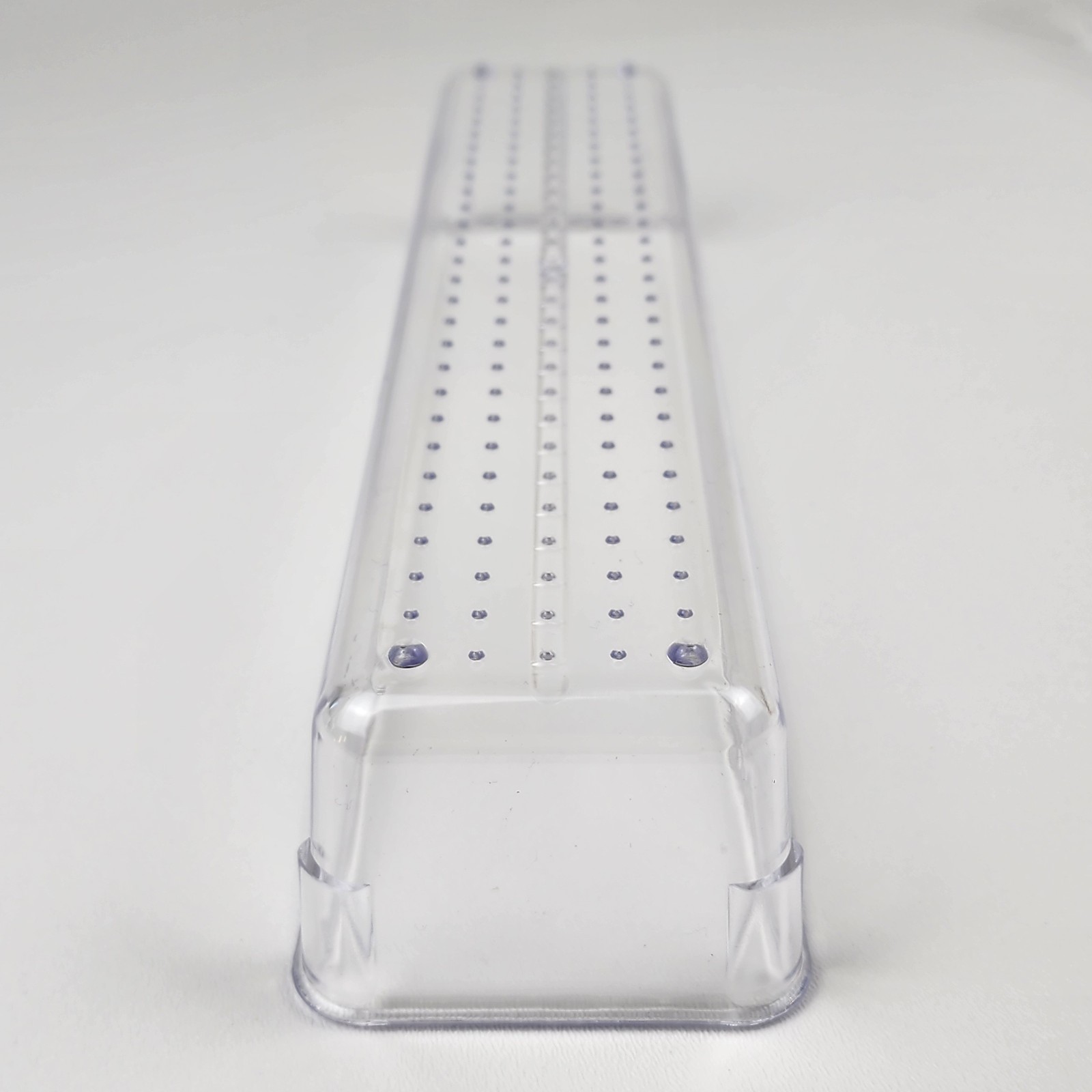 2-Pack Linear Clear Drawer Organizer Trays, Storage Bins - Kitchen Bathroom