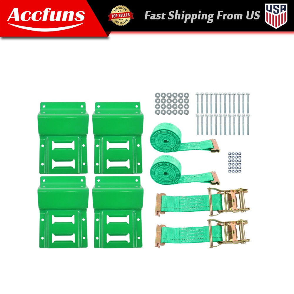 Ratchet Straps For Car E Track New 4pcs E Track Wheel Chock 2 Pack 15'
