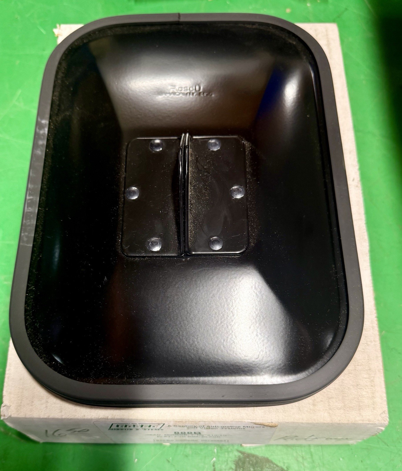 NEW ROSCO 888B 7.5 X10.5 FLAT MIRROR BLACK PVC RIM🪞FREE SHIPPING🪞