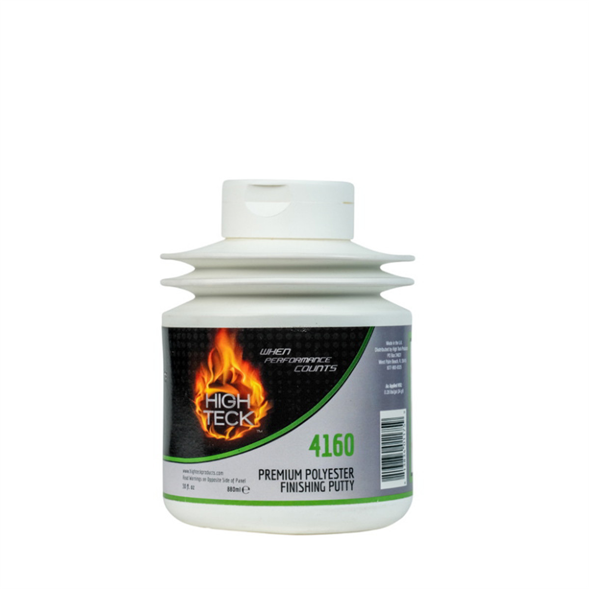 High Teck Products 4160 Premium Polyester Finishing Putty, Beige, Liquid, 268 g