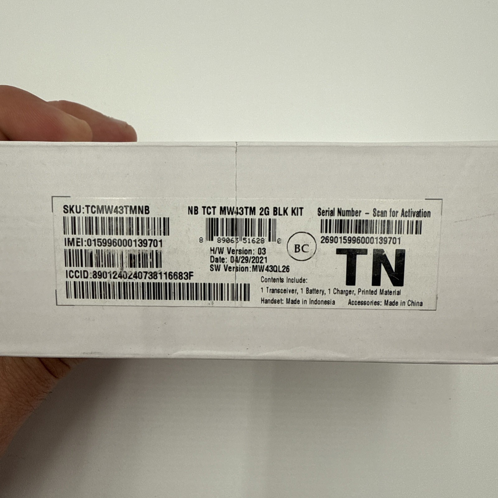 ALCATEL LINKZONE 2 4G LTE HOTSPOT BLACK MW43TM - NEW IN BOX SEALED