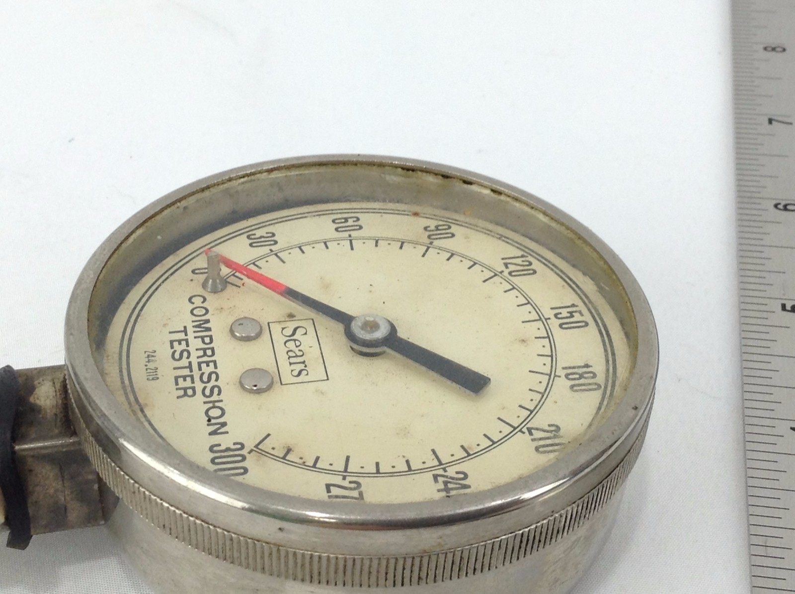 Vintage Sears Compression Tester Model 244.2119