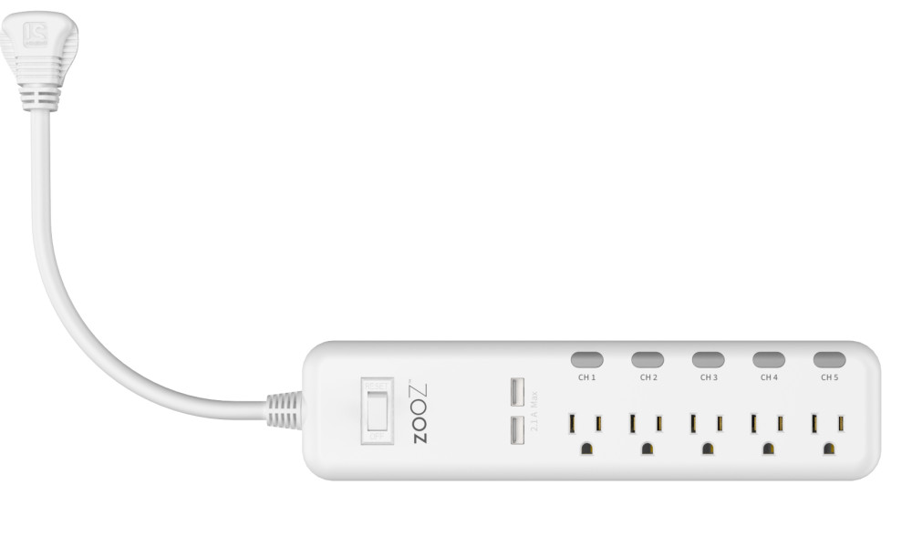 ⭐ Zooz 800 Series Z-Wave Long Range Power Strip ZEN20 800LR