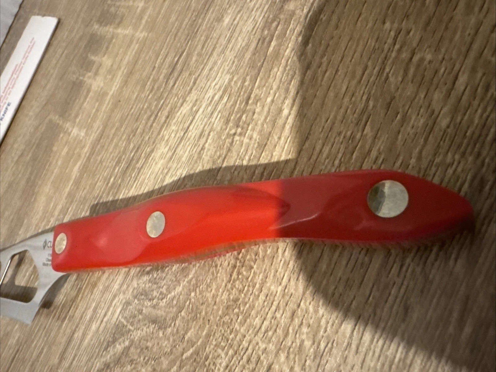 Cutco Red 1764 KQ Cheese Knife RARE