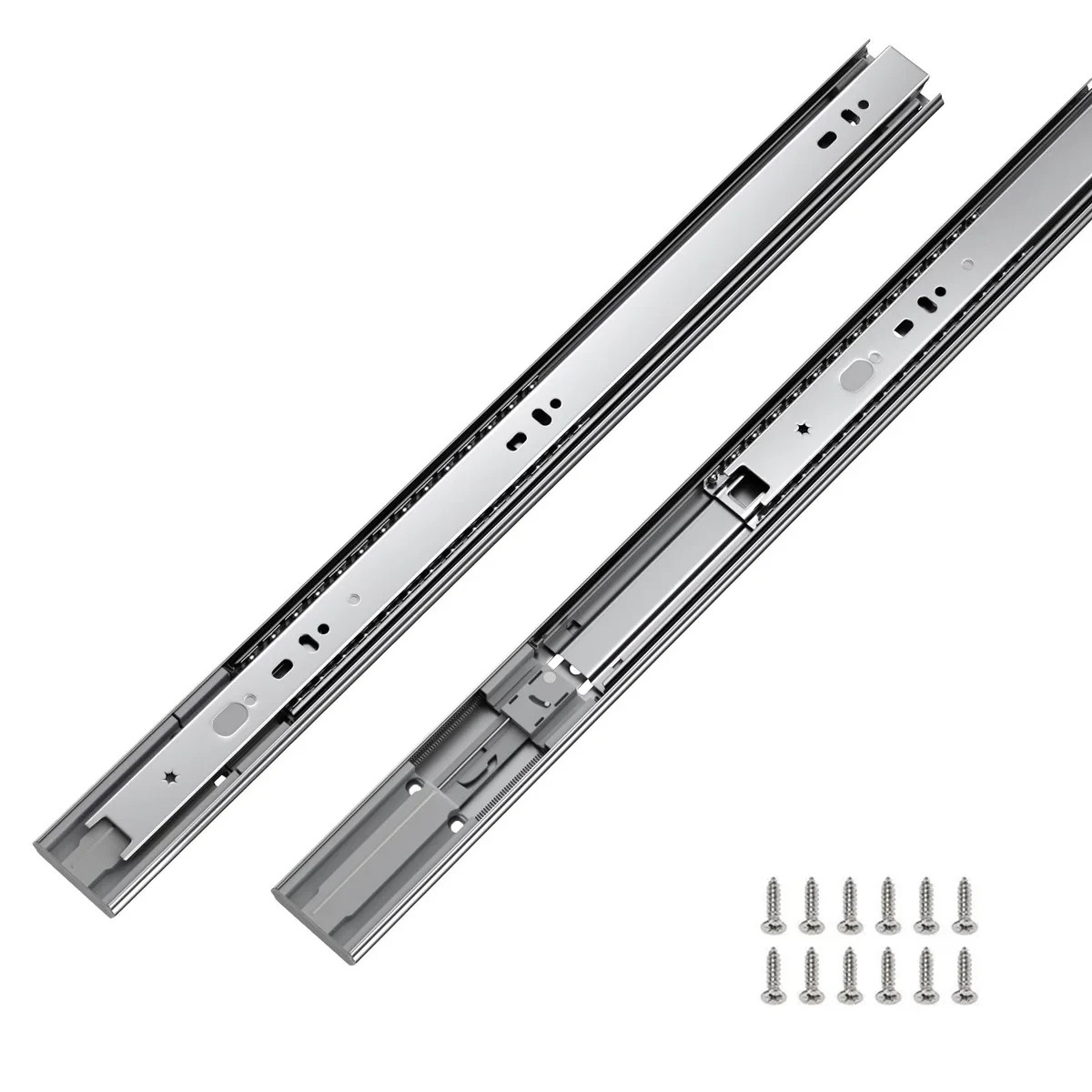 LONTAN 10 Pairs Soft Close Drawer Slides 20in SL4502S3-20 Ball Bearing Full Exte