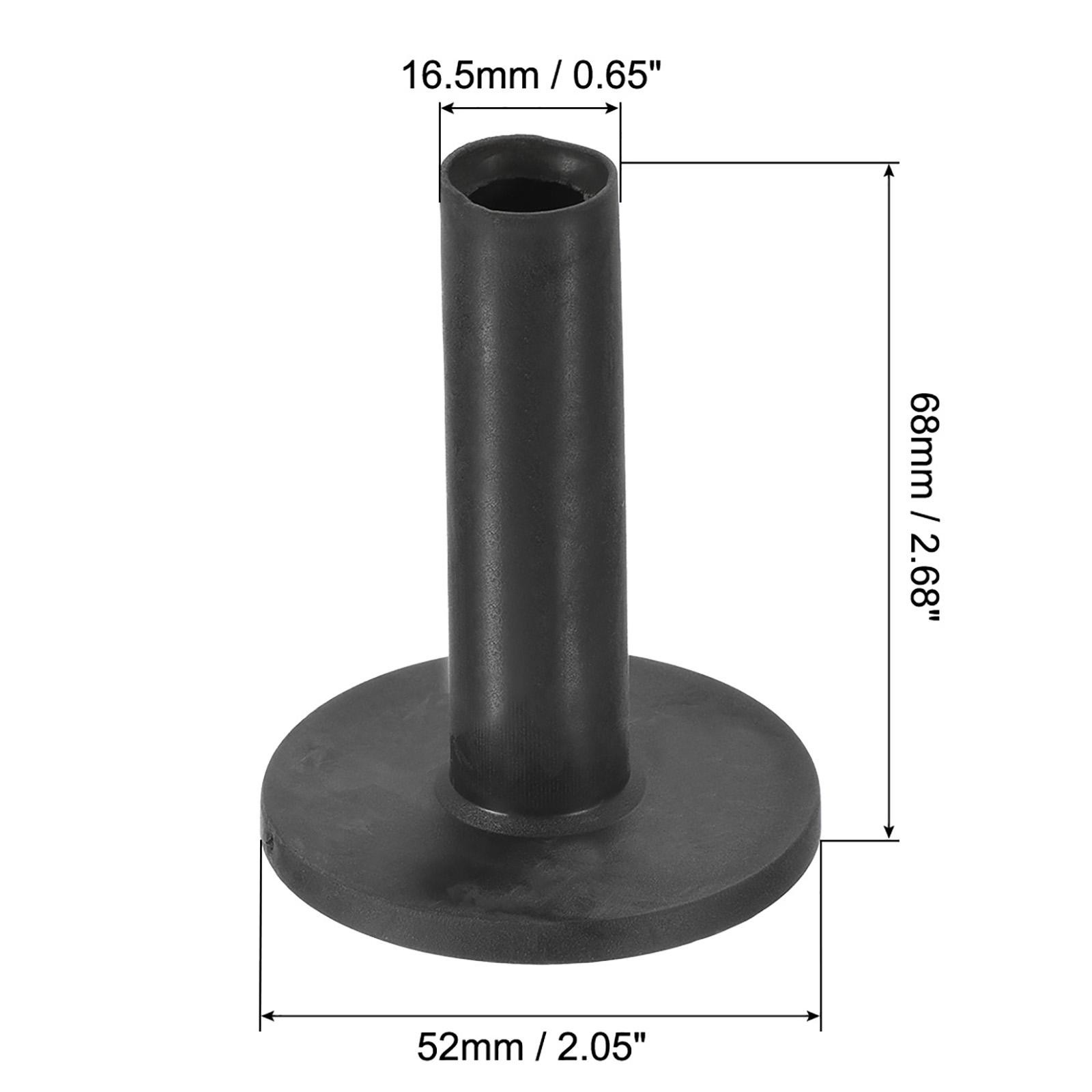 10pcs 2.7 Inch Rubber Golf Tee Driving Range Tee Stable Ball Holder Black