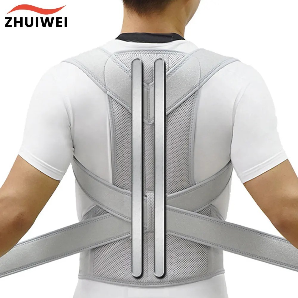 Adjustable Posture Corrector Low Back Support Shoulder Brace Belt for Men Women✅
