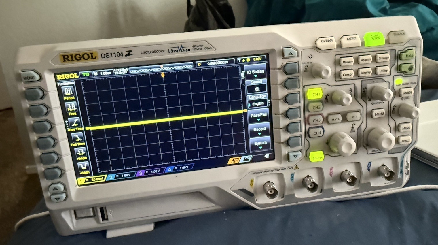 RIGOL DS1104Z UltraVision 4-Channel 100MHz 1GSa/s Digital Oscilloscope USB