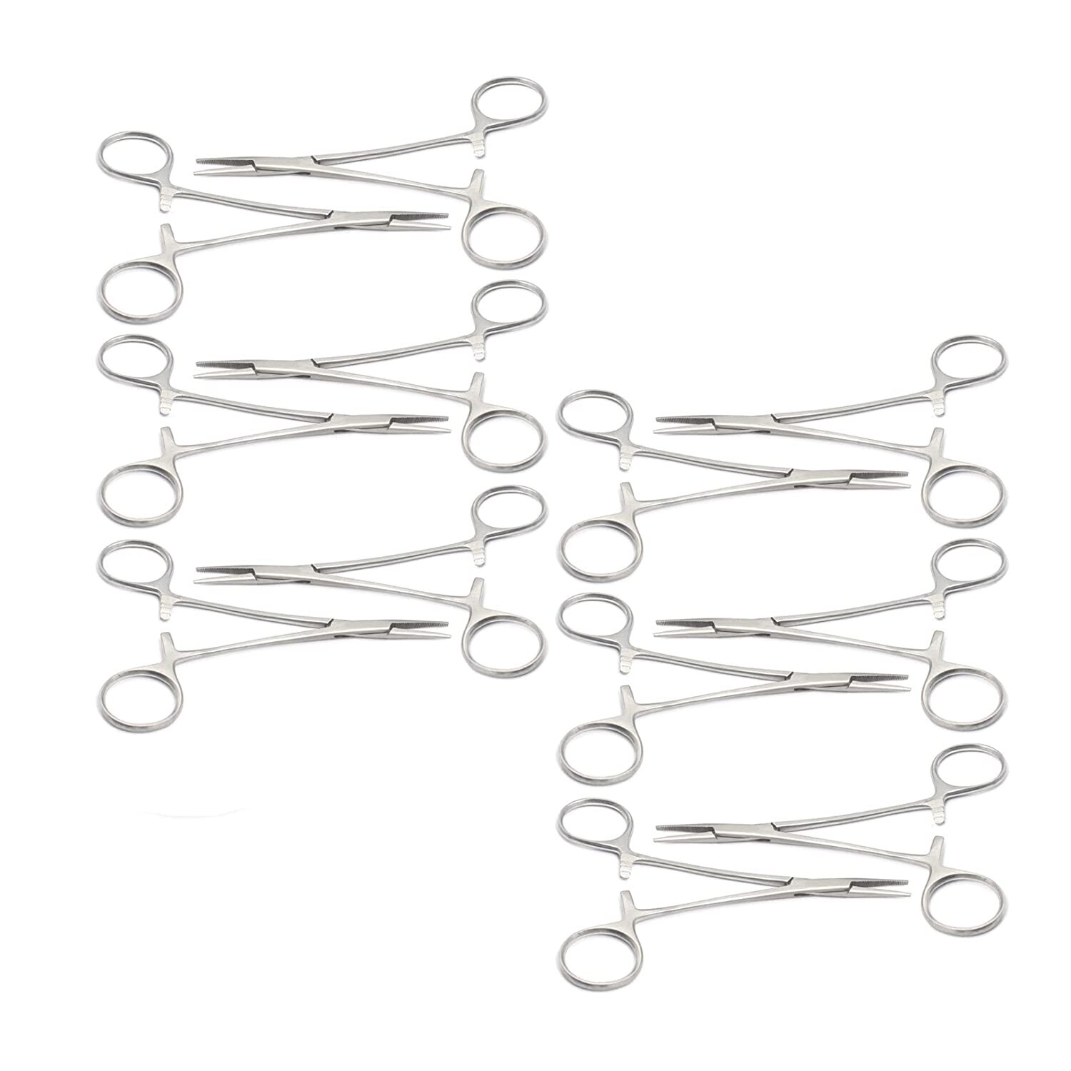 12 Halsted Mosquito Hemostat Locking Forceps 5" Straight Surgical Instruments