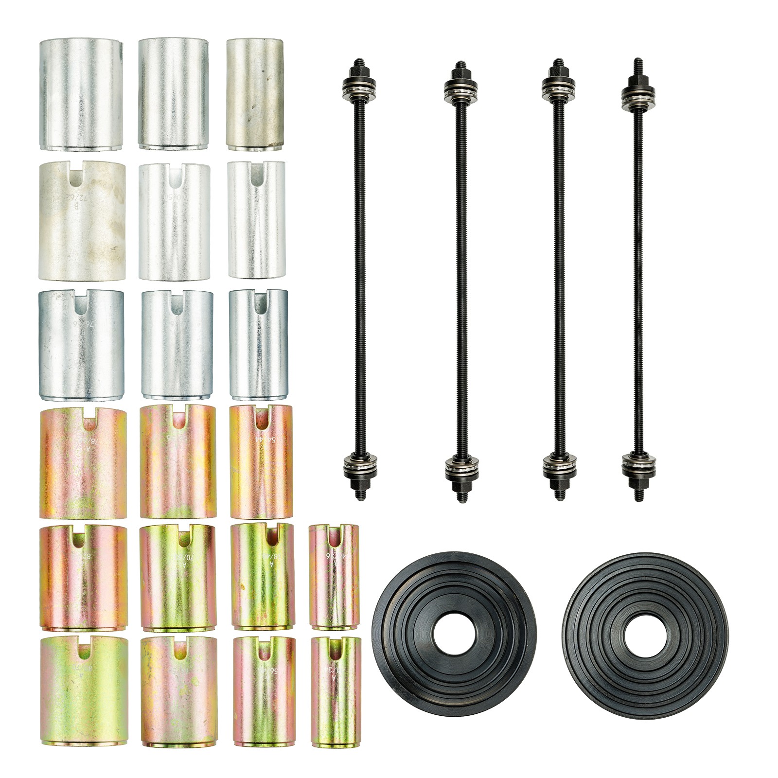 26x Universal Press and Pull Sleeve Kit Bush Bearing Removal Insertion Tool