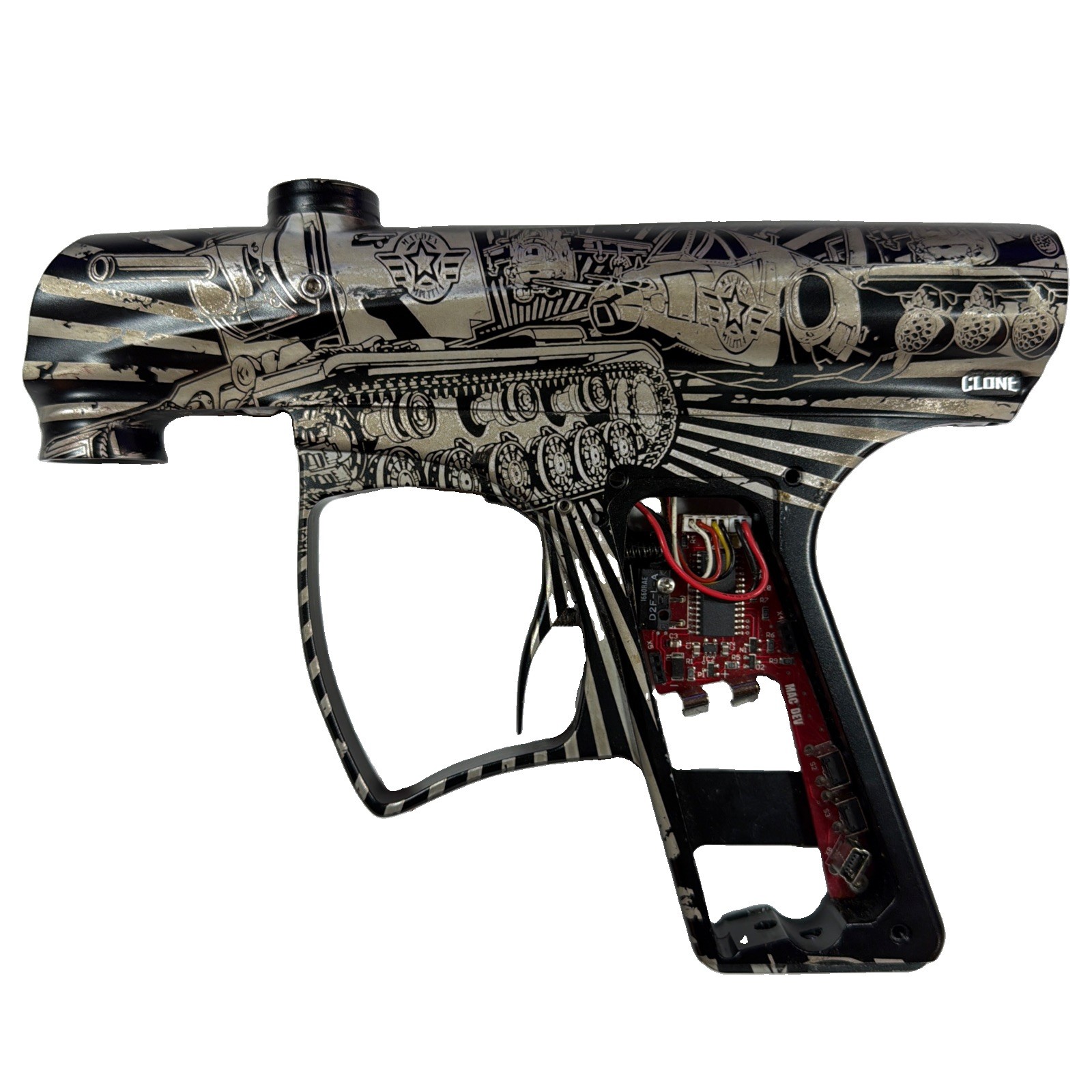 MACDEV Clone VX Body Kit w/ Trigger and Board Frame Custom Anodized Militia