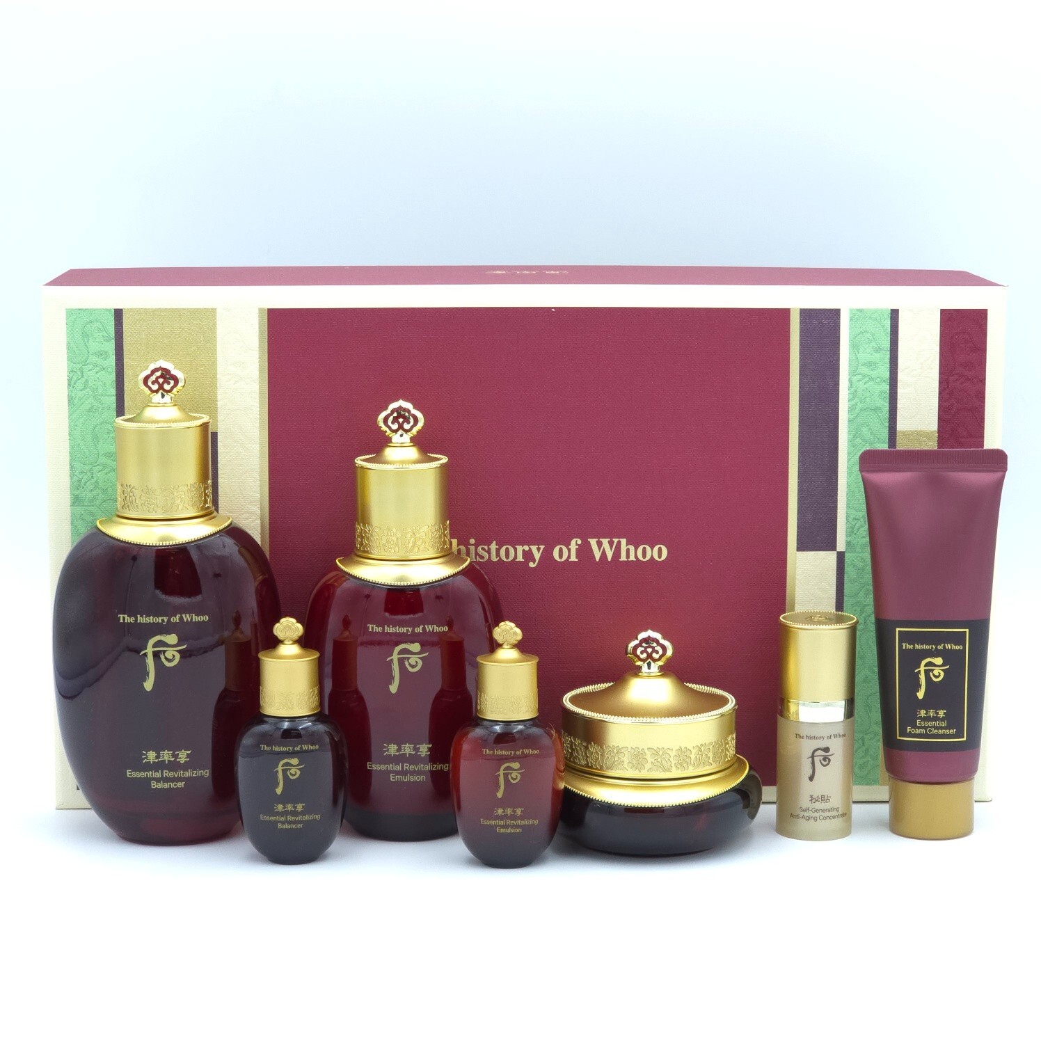The history of Whoo Jinyulhyang Special 3pcs Set 7 Items Anti Aging K-Beauty
