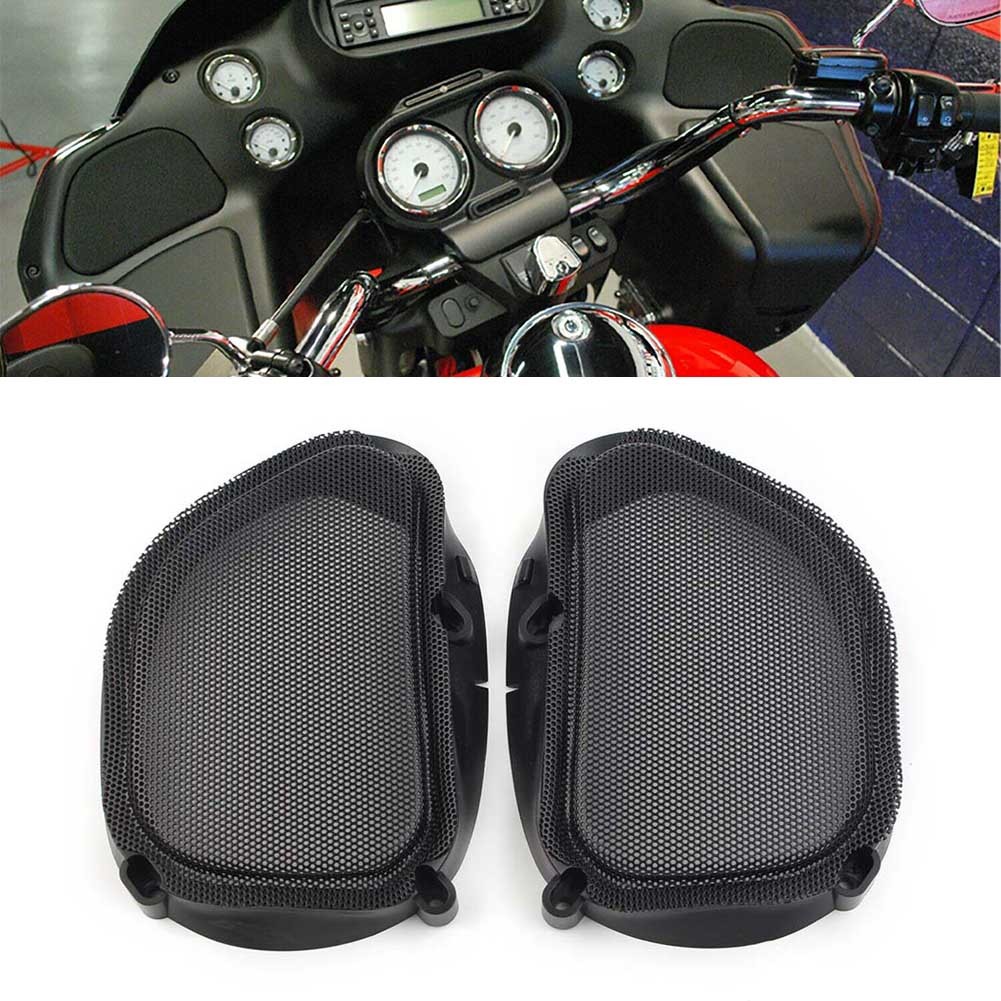 Mesh Speaker Grill For Harley 1998-2013 Road Glide FLTR Ultra FLTRU Custom FLTRX