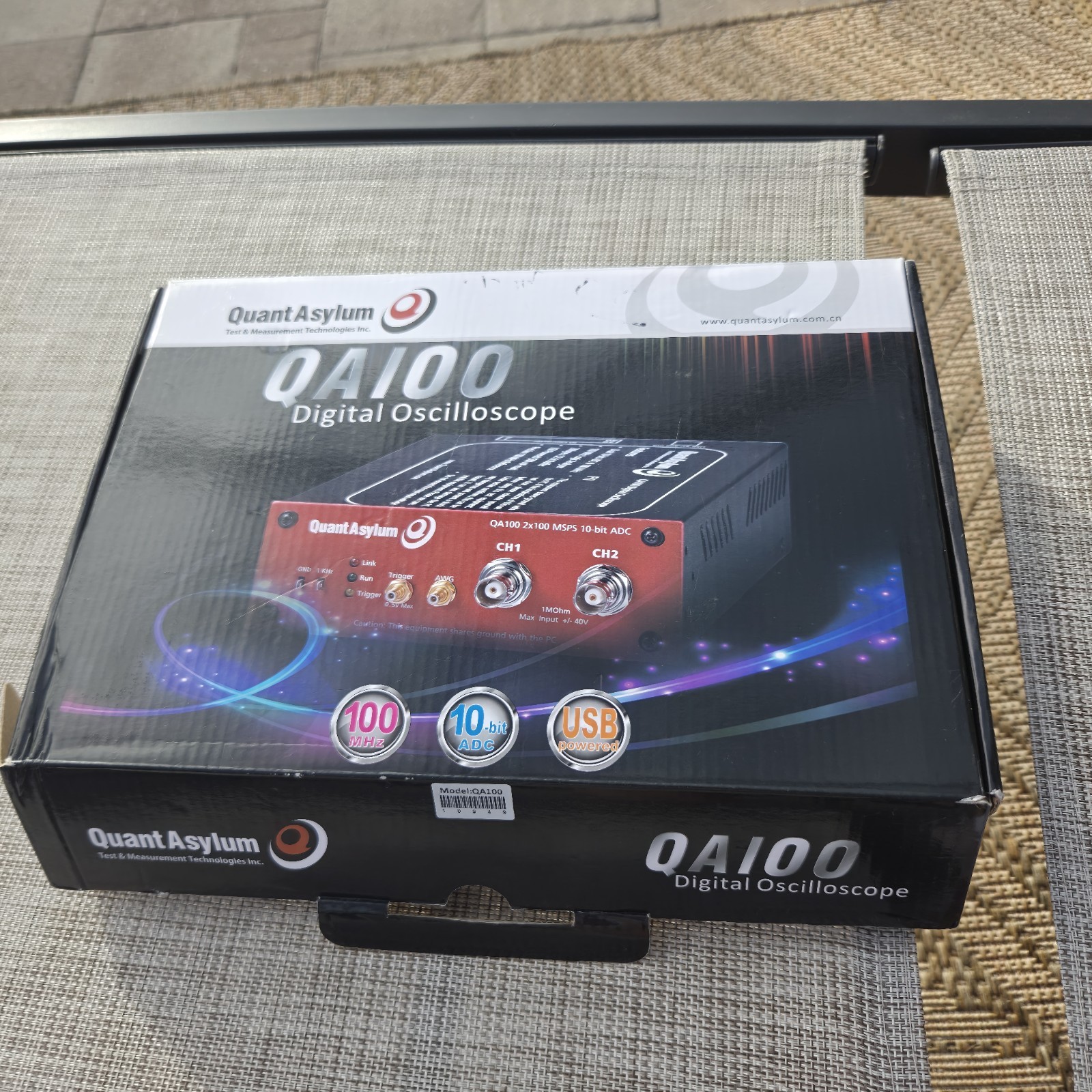 Quant Asylum Digital Oscilloscope QA100  OPEN BOX