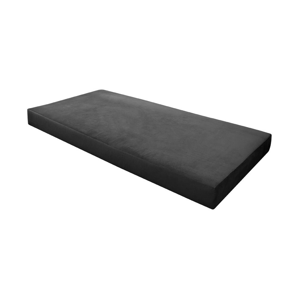 |SLIPCOVER ONLY| Knife Edge 8" Full 75x54x8 Velvet Indoor Daybed Mattress-AD350