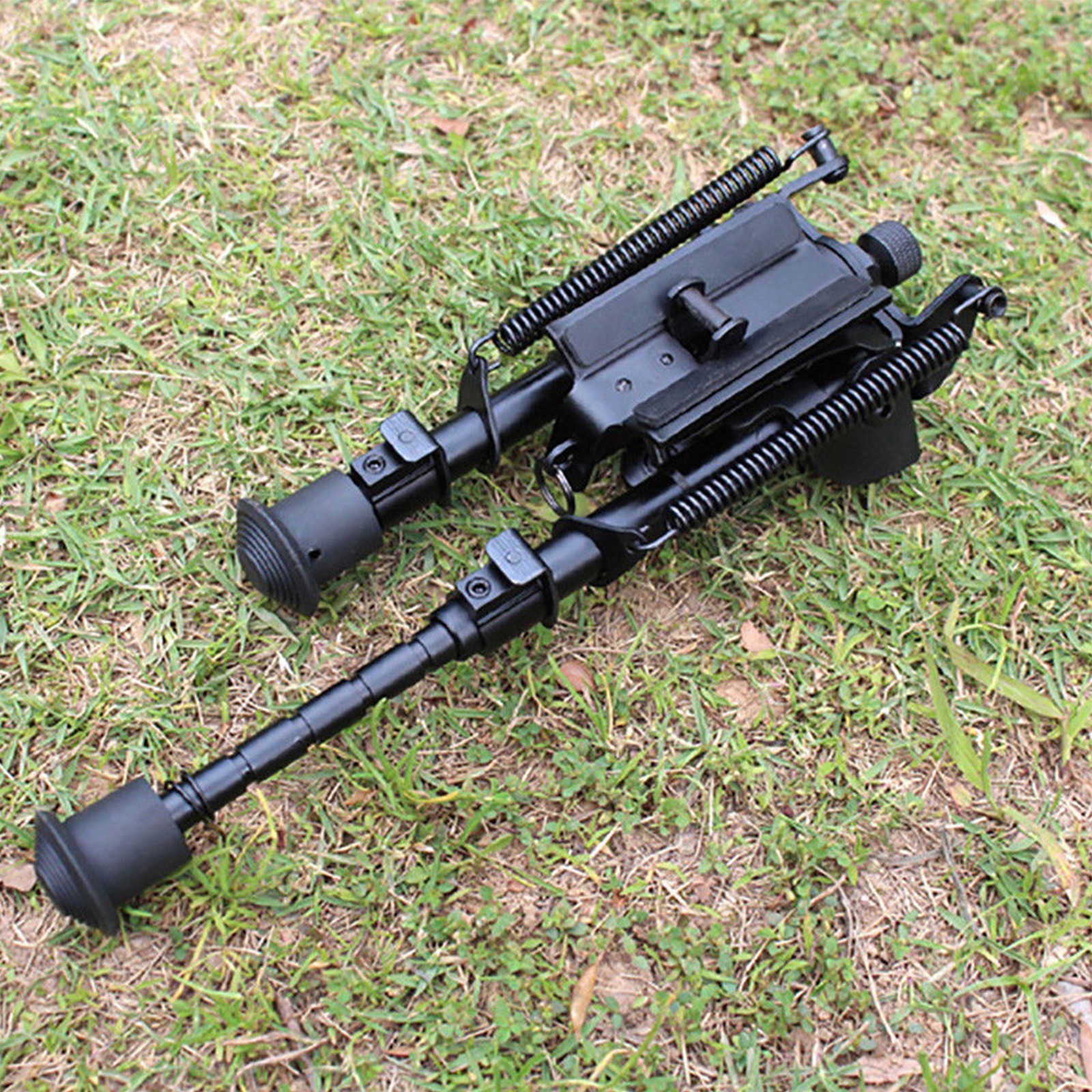 Rifle Bipod Pivot Tilting Adjustable 6-9" Spring Return Legs Sling Swivel Bipods