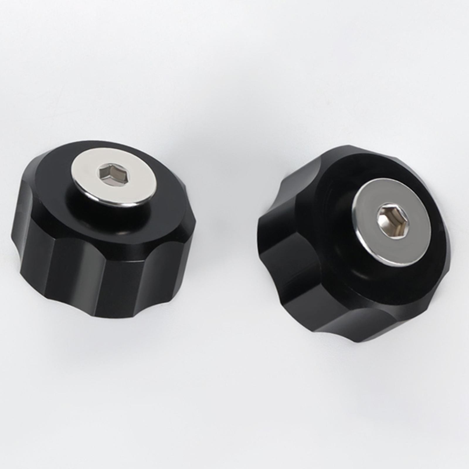 1 Pair Backplate Screws and Nuts Replacement M8 Fasteners Black Nut SS316