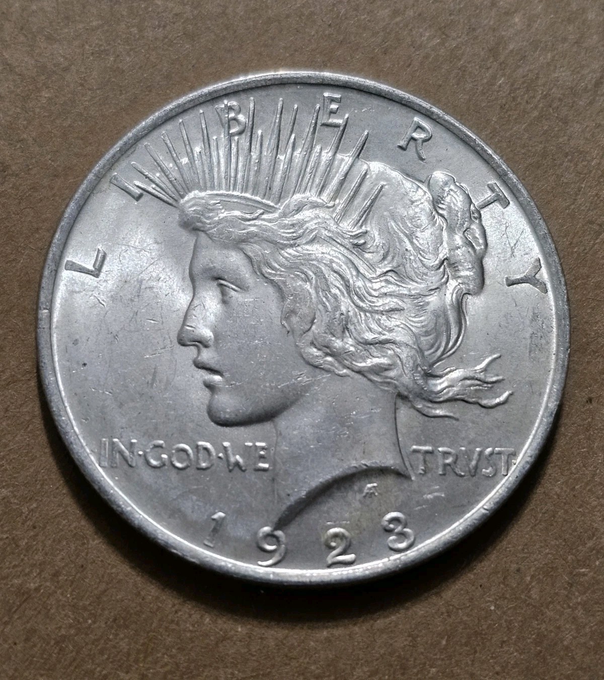 Nice BU 1923 Peace Dollar - Uncirculated Silver Dollar