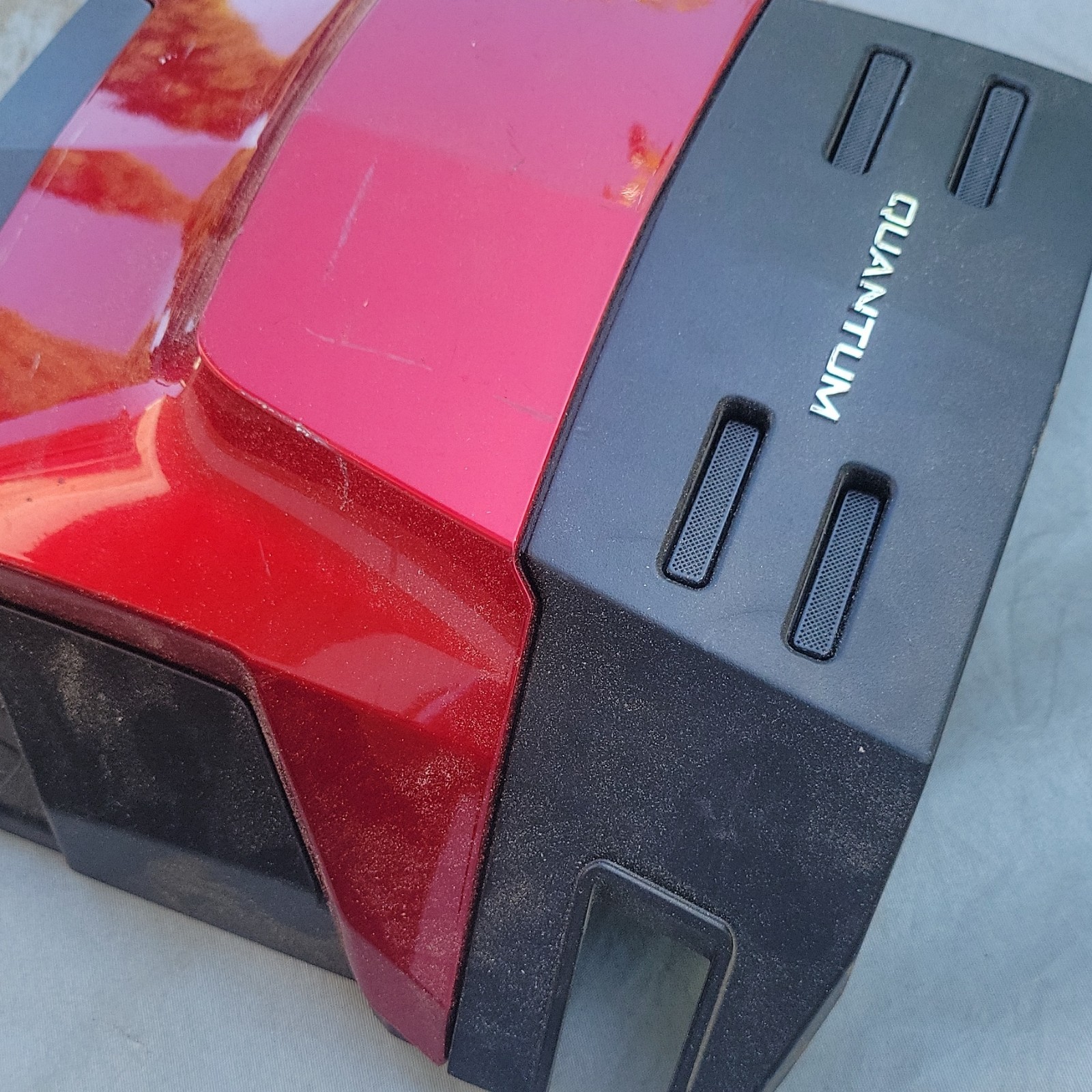 Quantum Mobility Scooter Front Body Panel w/ Wiring Harness Red/Black