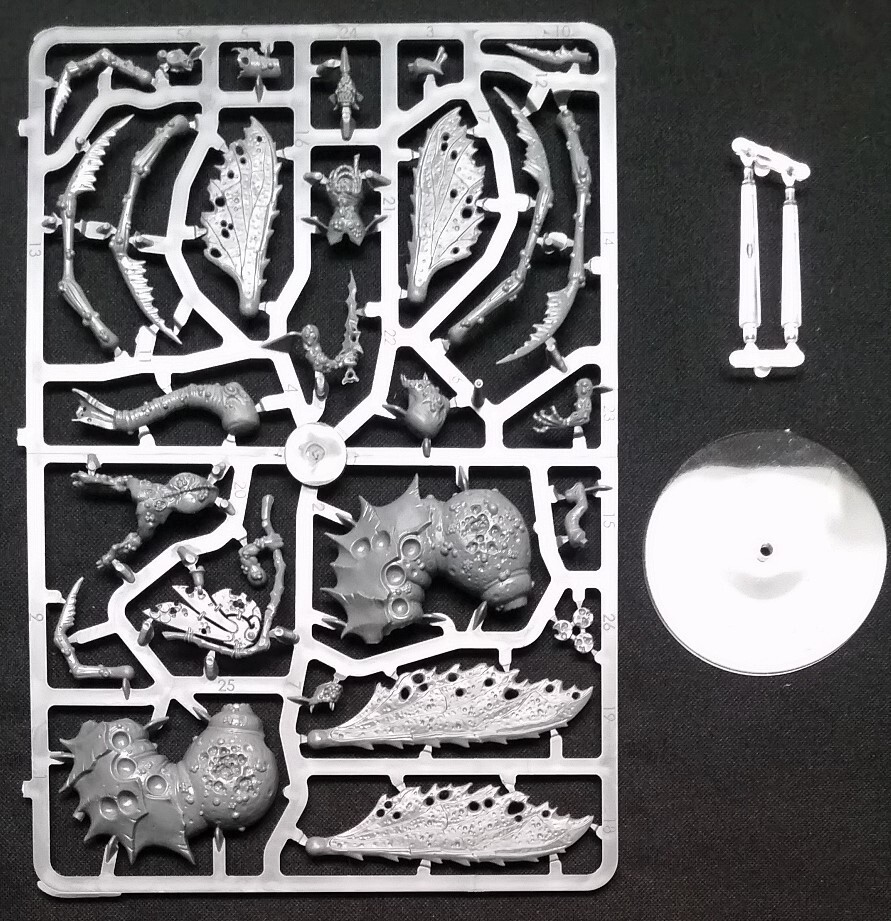Plague Drones Icon Bearer x1 Warhammer 40K Nurgle Chaos Daemons Sigmar Maggotkin