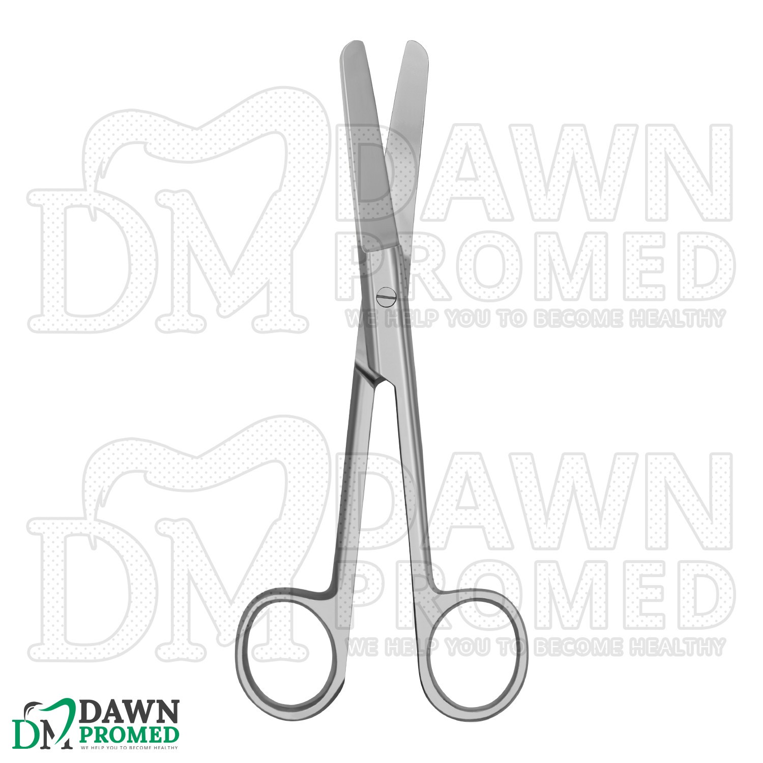 Operating Scissors 5.5" Straight Blunt Blunt Round Pattern Surgical Instruments