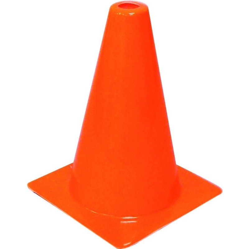 Hy-Ko SC-12 Traffic Safety Cone, 12 in H Cone, Vinyl Cone, Fluorescent Orange Co