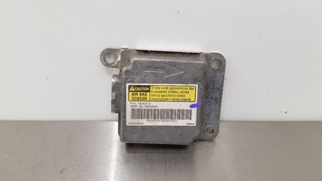 99 PONTIAC FIREBIRD TRANS AM 5.7L LS1 SRS CONTROL MODULE 9352491