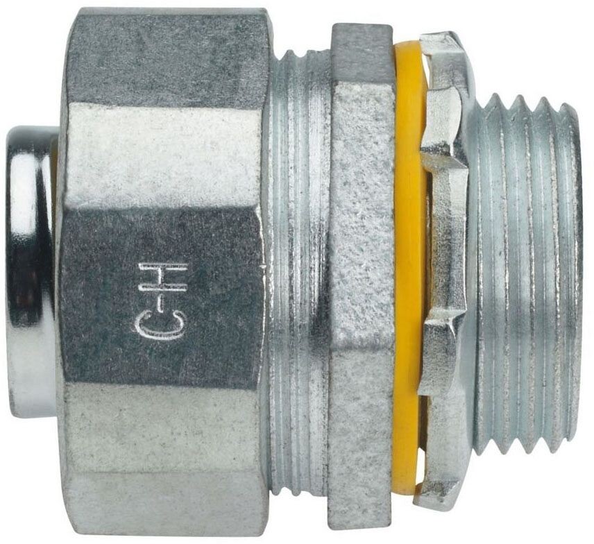 Crouse-Hinds LTB300, 3", Iron, Insulated, Straight, Liquid Tight Connector, 1 pc