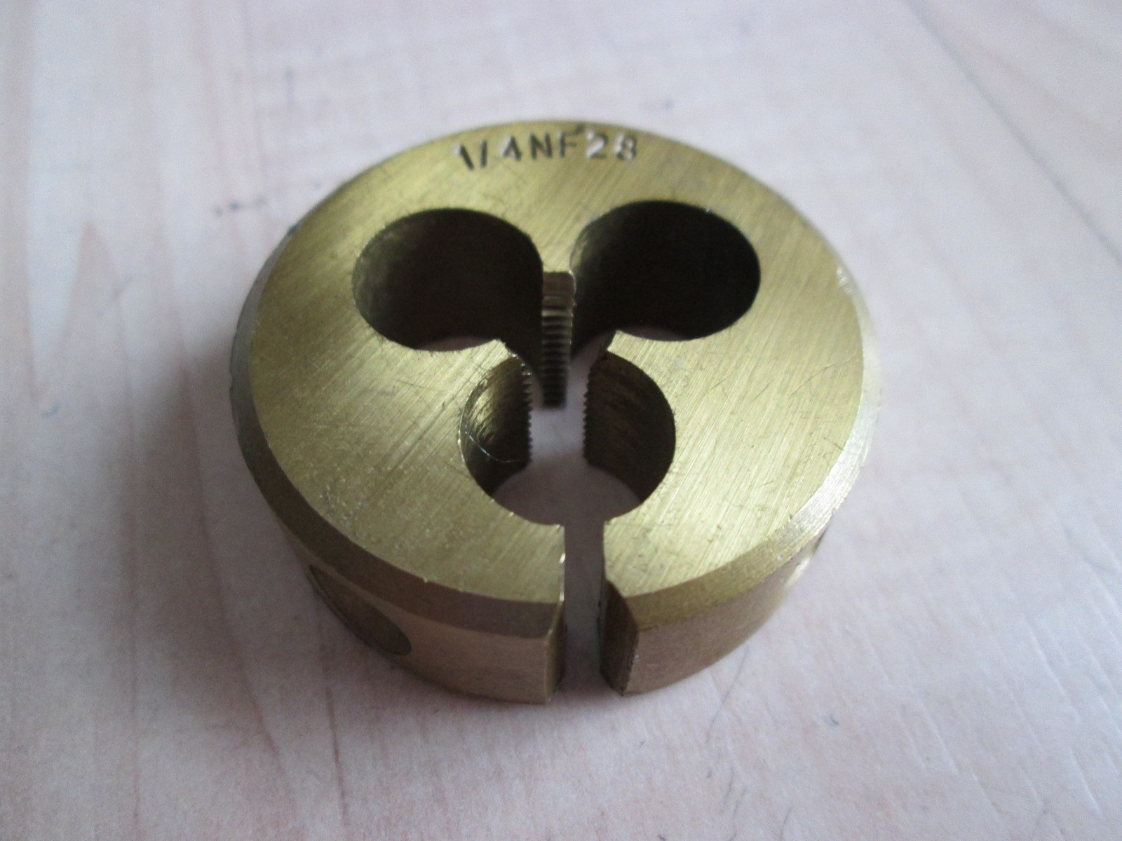 NEW 1/4" 1/4"-28 1/4"-NF28 SAE Die Titanium Nitride Coated HSS Steel #T16HA