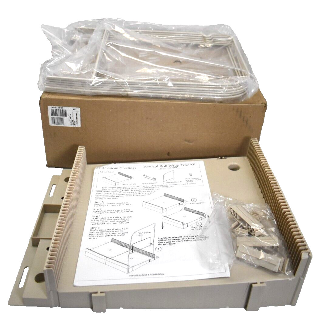 American Greetings Vertical 12" Roll Wrap Tray Kit AGIN 4687260
