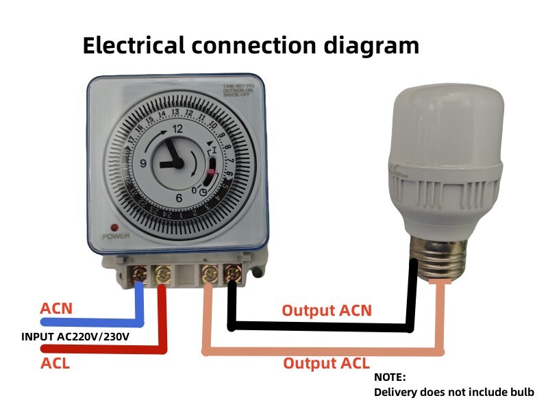 24 Hours Industrial Mechanical Cycle Mechanical Timing Switch Controller