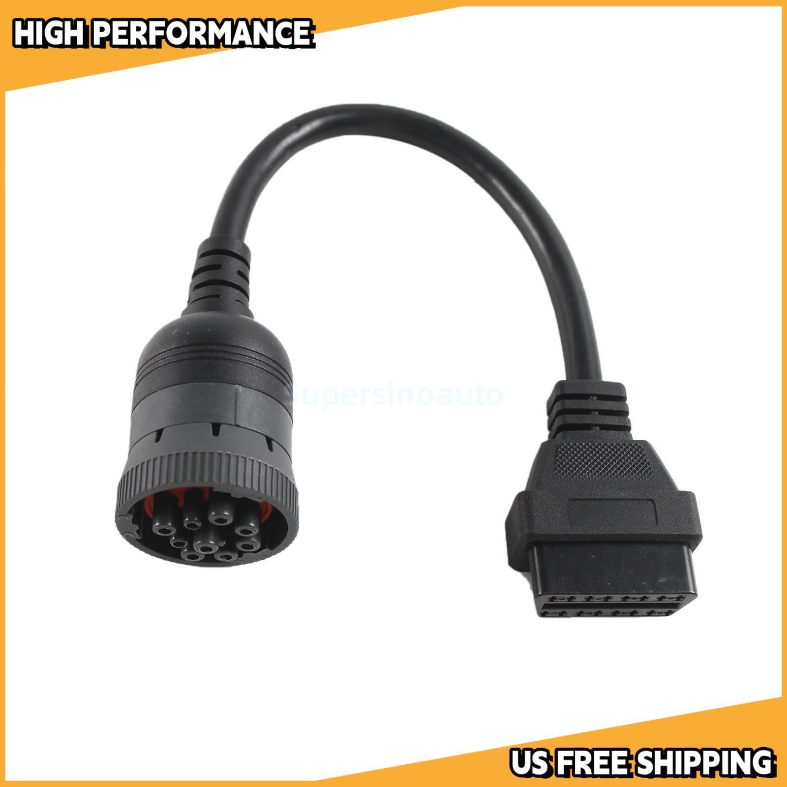 Diagnostic Tool Connectors Cable 88890300 88890302 for Volvo Vocom Truck 9 Pin