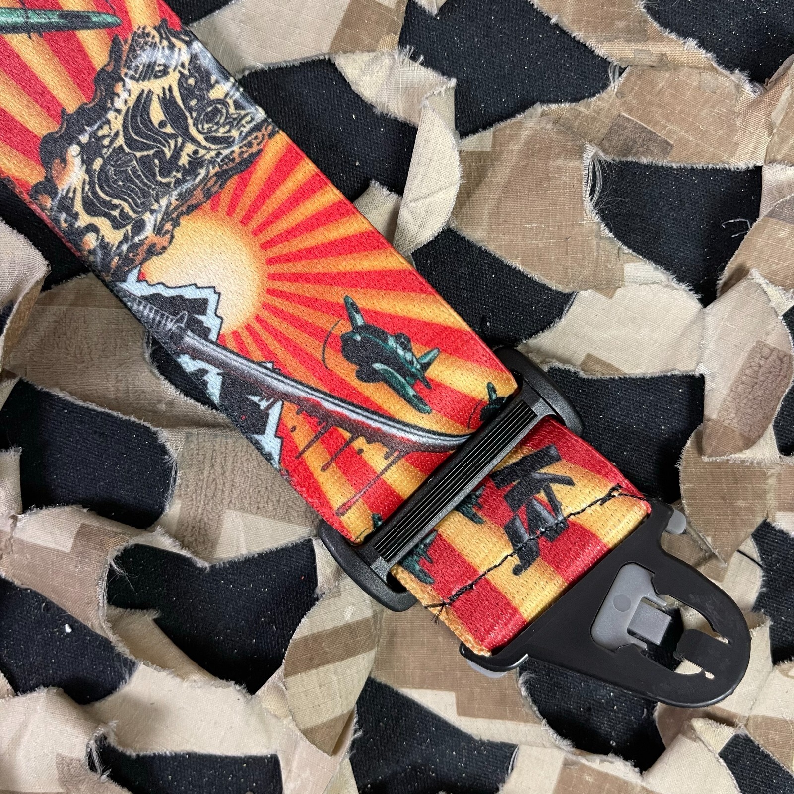 NEW KM Paintball Push Unite Goggle Strap - Kamikaze
