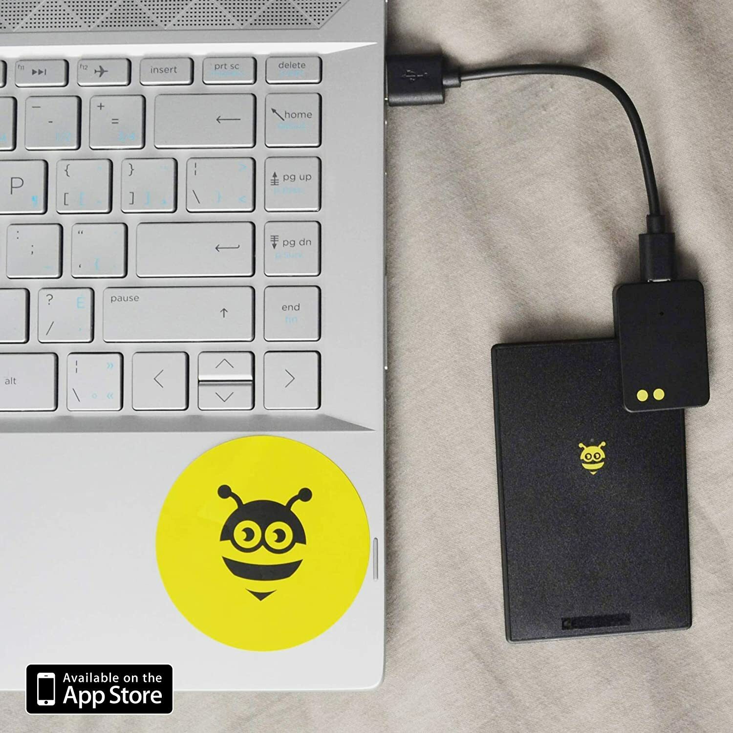 Pebblebee, Key, Phone & Wallet Finder Tracker Set, Bluetooth, USB Rechargeable