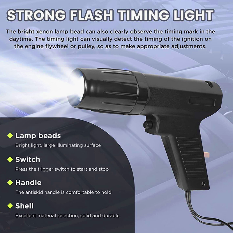 Auto Petrol Engine Xenon Inductive Timing Light Engine Ignition Tune Up Gun Test
