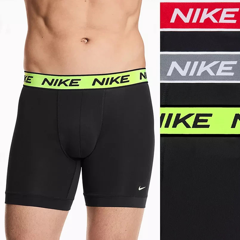 NIKE ALL DAY MICRO MEN'S BOXER BRIEFS 3 PACK ASST SIZES NEW 019