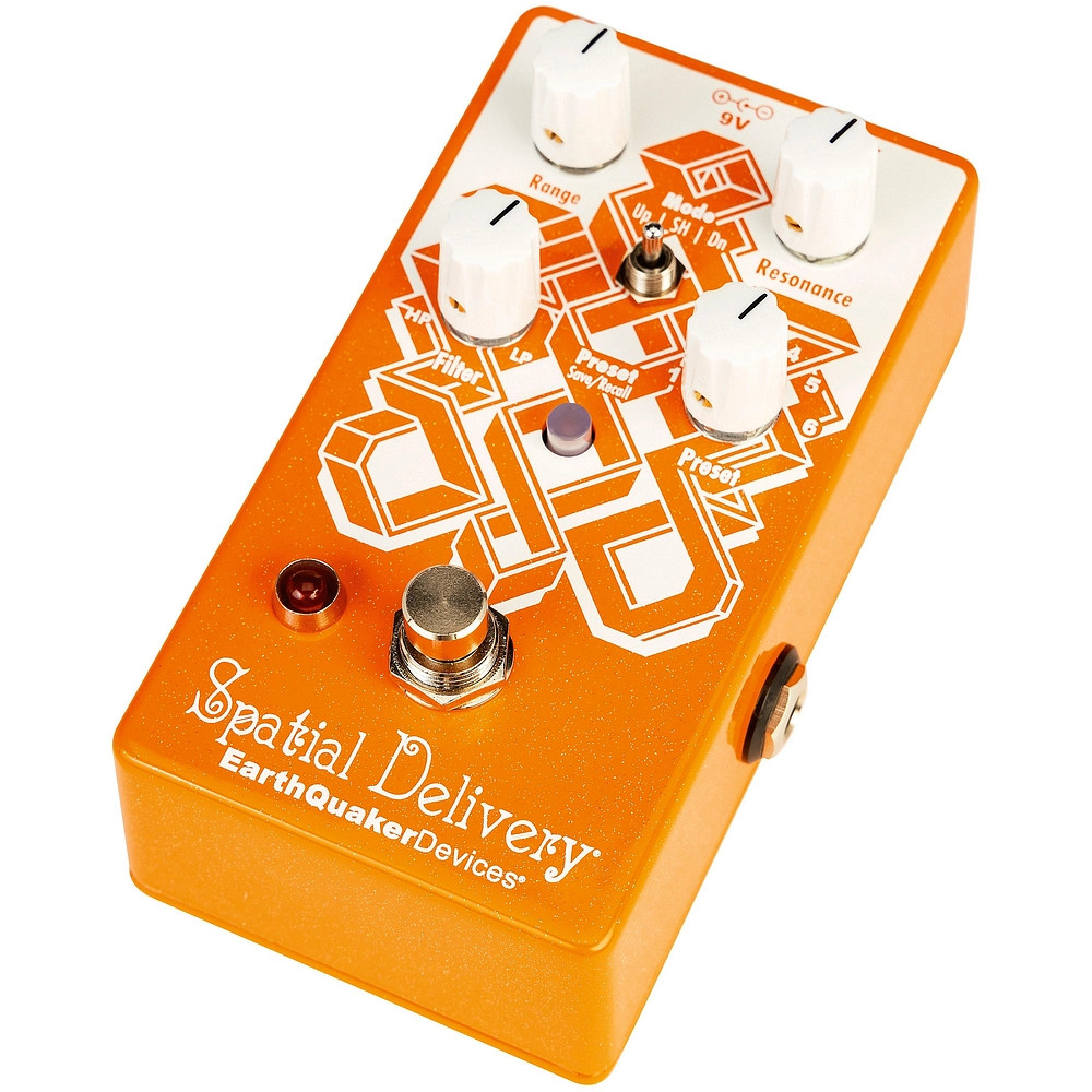 EarthQuaker Devices Spatial Delivery V3 Envelope Filter Pedal Orange and White