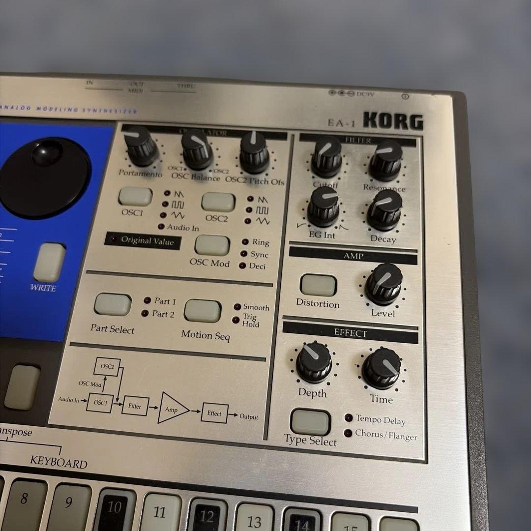 KORG EA-1 Electribe Analog Modeling Synthesizer Silver #0002