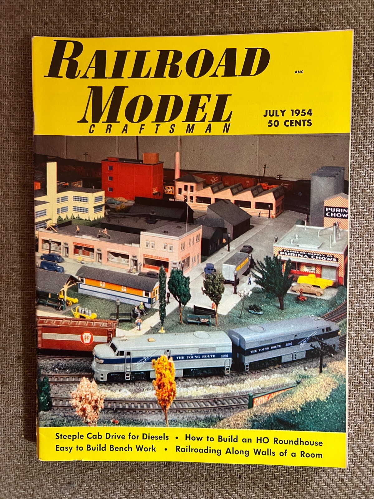 Railroad Model Craftsman Magazine July 1954